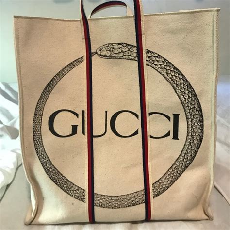 gucci ouroboros tote bag|Tote Bags .